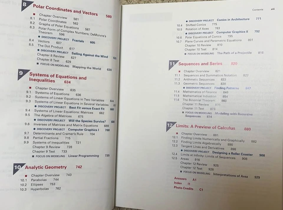 Precalculus Fifth Edition Textbook + Solution Manual - photo 4