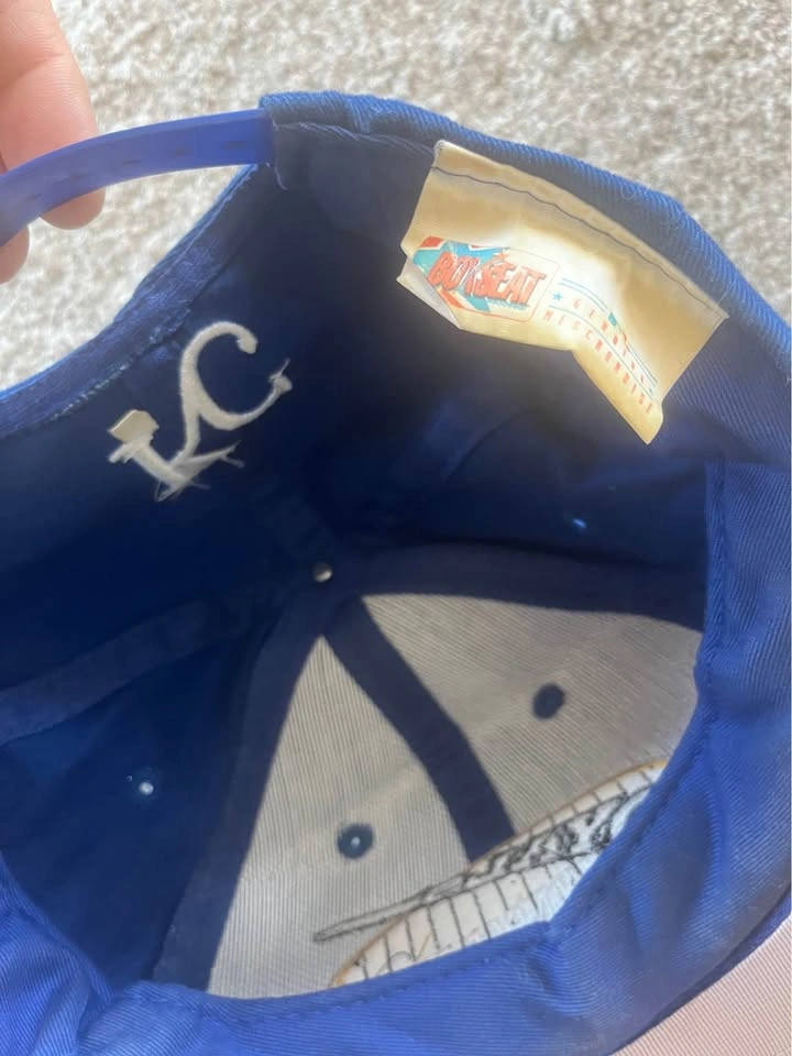 Vintage Box Seat Kansas City Royals Snapback Hat - photo 3
