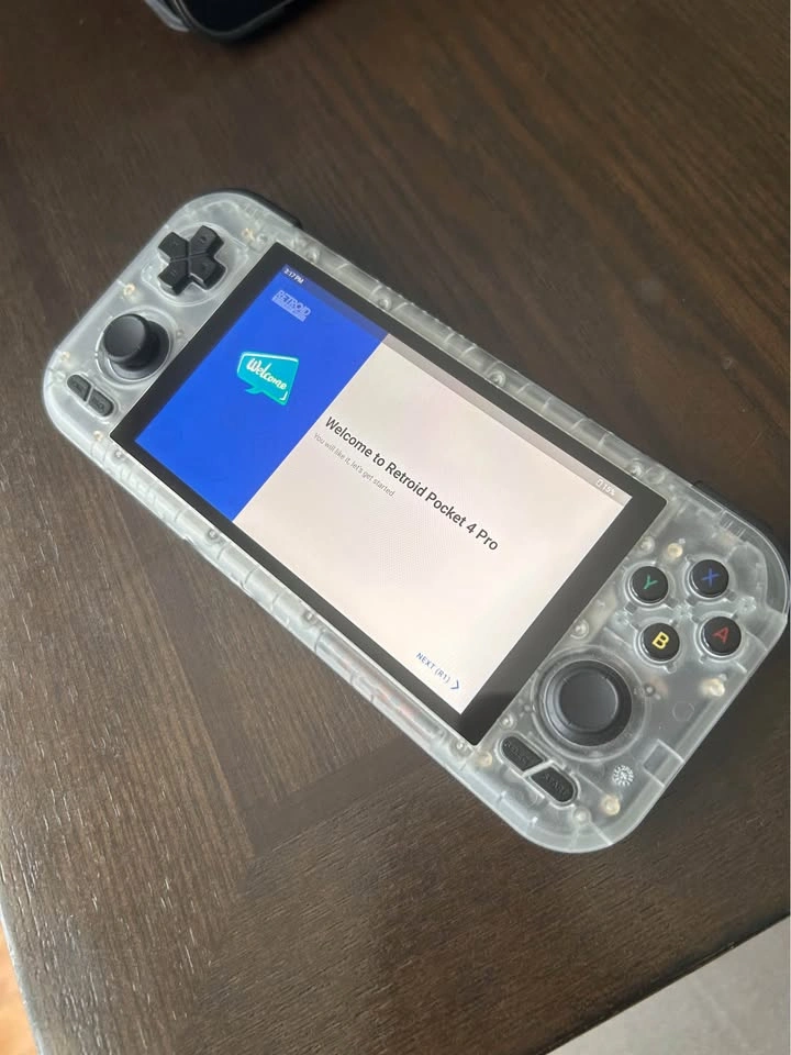 Retroid Pocket 4 Pro Clear Handheld Game Console - photo 2