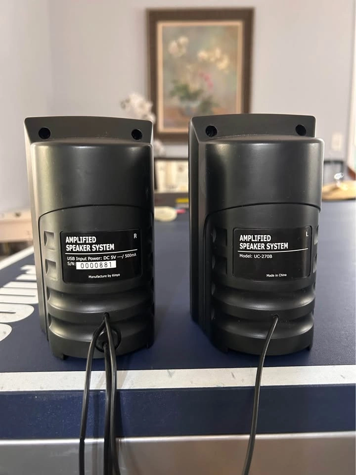 Kiny UC-270B USB Powered Amplified 2.0 Computer Speakers - photo 2