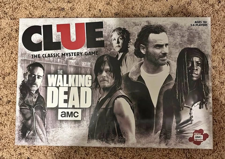 USAopoly Clue: The Walking Dead mystery board game