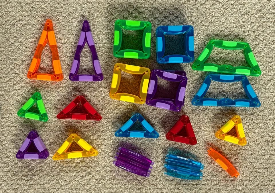Cra-Z-Art Magcreator 3D Magnetic Construction Set 62pc Ages 6+ - photo 3
