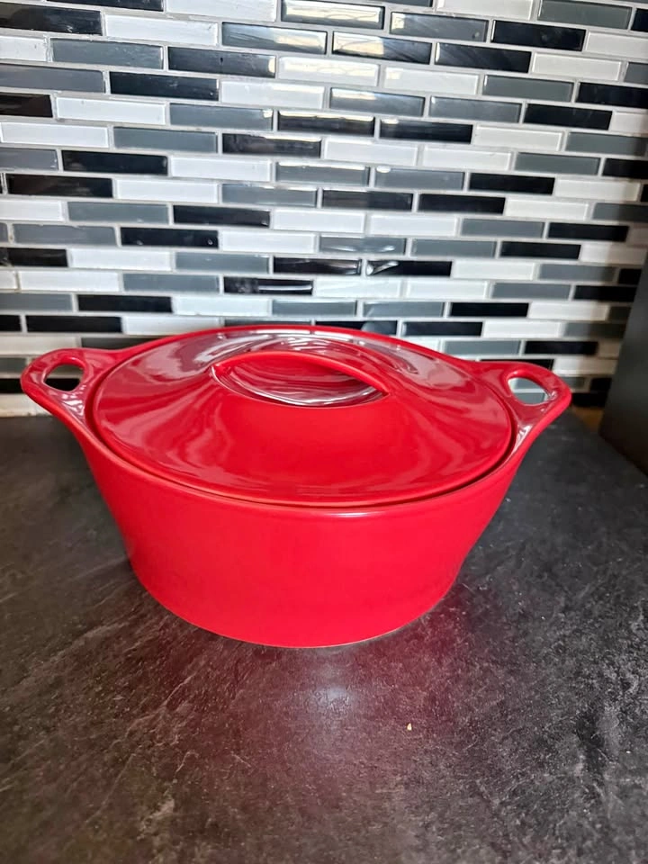 CorningWare Creations 2.5 Qt (2.3 L) Oval Stoneware Casserole Di