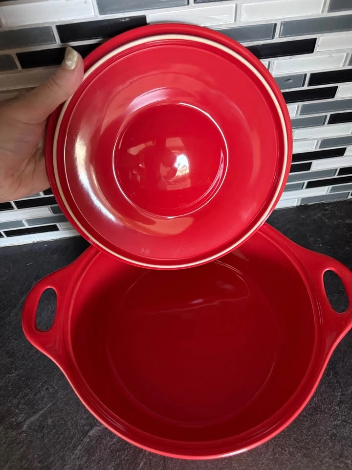 CorningWare Creations 2.5 Qt (2.3 L) Oval Stoneware Casserole Di - photo 2