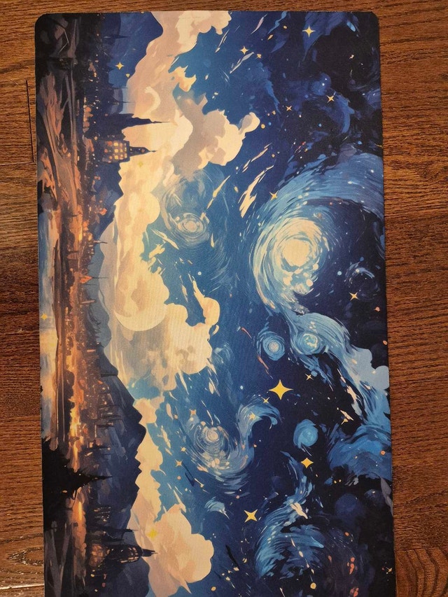 Mousepad Starry Night Landscape - photo 2