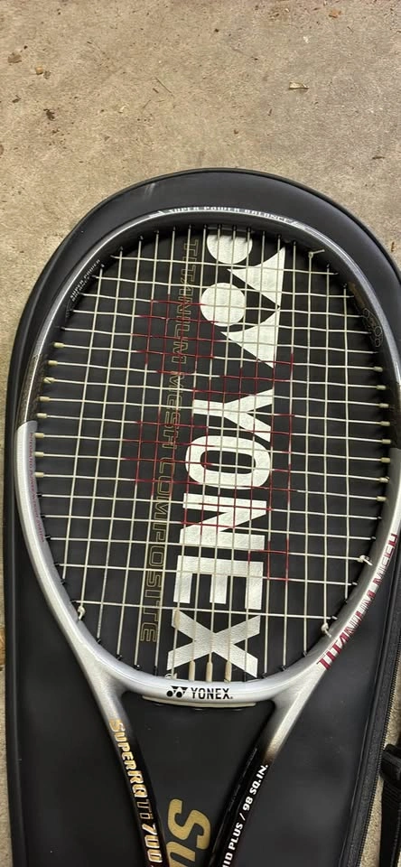 Vintage Yonex Super RD Tour 700 Long Tennis Racquet + Case - photo 3