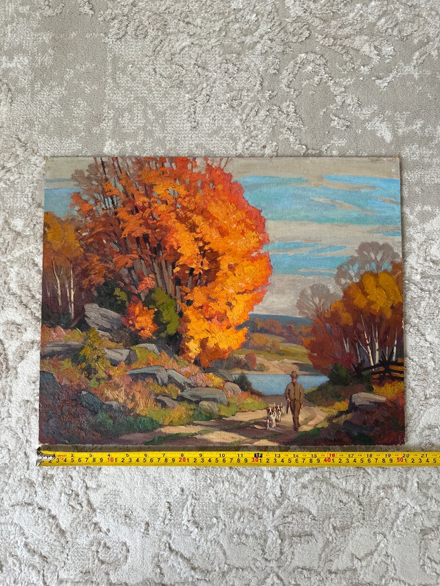 “A By-Road In Haliburton” by Herbert S. Palmer, oil on hardboard - photo 5