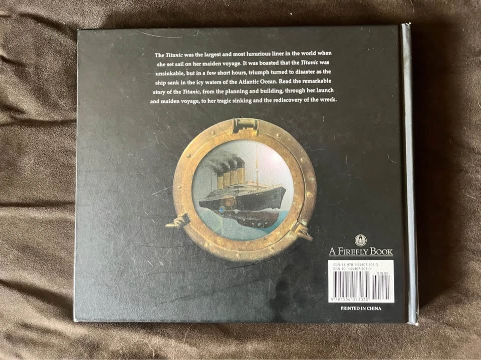 Titanic Book by Jim Pipe - photo 3