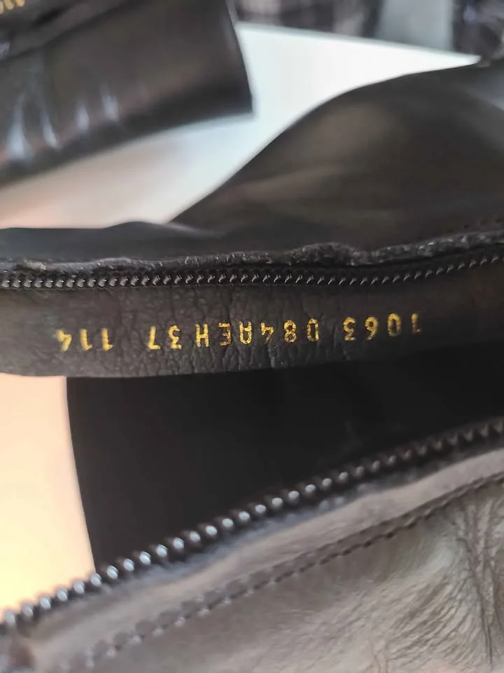 Women Geox Black Leather Ankle Boots Size 37 (US 6.5-7) image indicator(5)