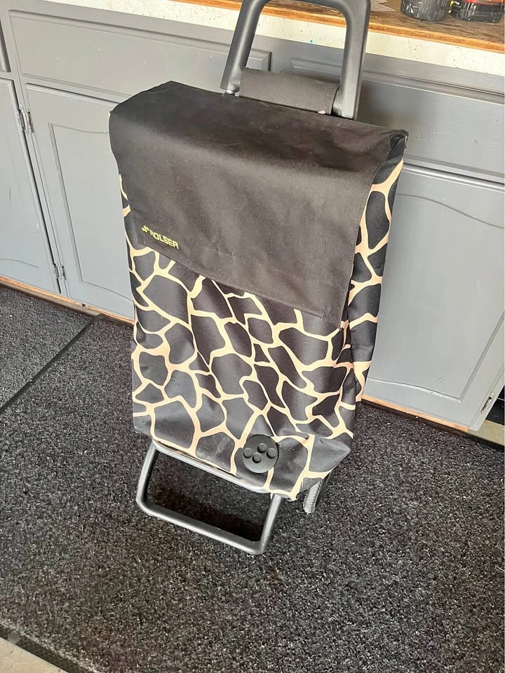 Folding / collapsible Shopping Trolley cart wheeled basket