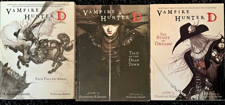 Vampire Hunter D Light Novels 4, 5, and 11 Hideyuki Kikuchi