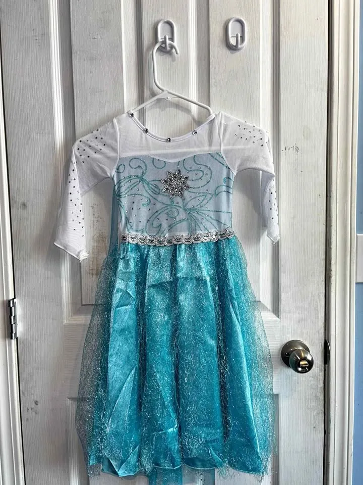 Size 110cm – Frozen Elsa Inspired Dress ✨ thumbnail