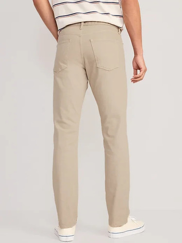 Old Navy Pants Strait Built In Flex Light Slim 5 Pocket 34x32 NW - photo 4