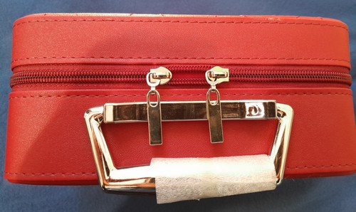 Makeup Bag Case Red Quilted - photo 2