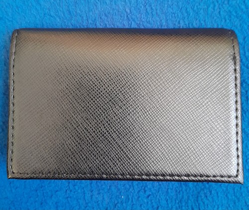 Creed Aventus Black Leather Bifold Mini Wallet / Card Holder VIP - photo 2