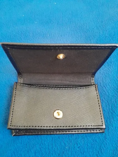 Creed Aventus Black Leather Bifold Mini Wallet / Card Holder VIP - photo 3