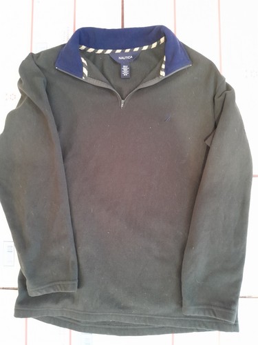 Nautica Fleece Pullover Zip Sweatshirt Jacket Men's Medium
