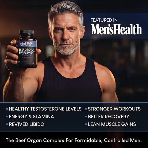 Beef Organ Supplement for Men - Grass-Fed Blend - photo 3