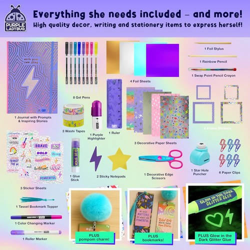 Rebel Girls DIY Journal Kit - Gift for 8-12 Year Olds - photo 2