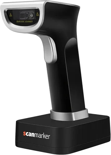 Wireless Barcode Scanner 1D 2D QR Bluetooth 2.4G with Charging S