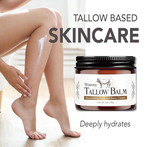Beef Tallow for Skin | 100% Grass Fed Handmade Tallow Balm - photo 5