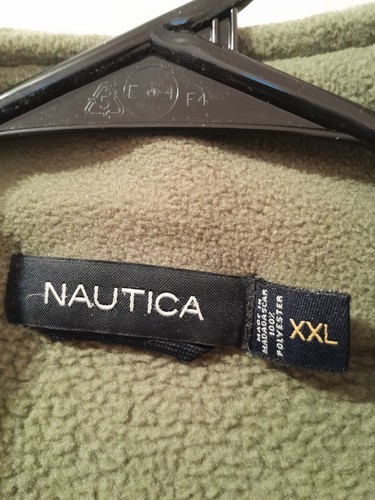 Nautica Dark Green LS Polar Fleece 1/4 Zipper Pullover - photo 3