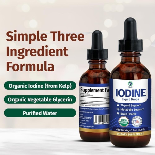 1 Body Iodine Liquid Drops – Potassium Iodide Drops - photo 2