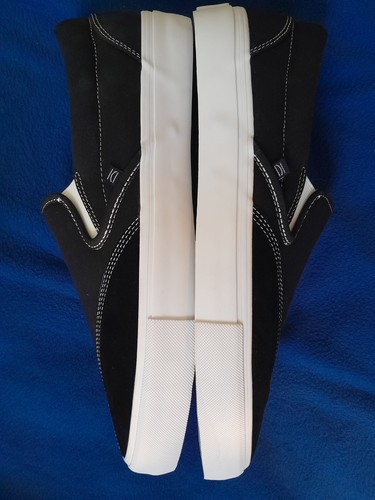 Clearweather DODDS Black Canvas Low Top Slip-On Shoes size 14 M - photo 4