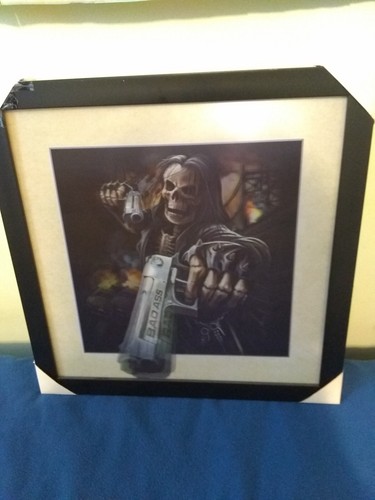 3D Dimension 3D/5D Hologram Wall Picture Death Skull