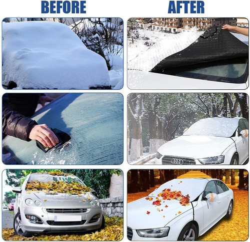 Car Windshield Snow Cover - Sun Shade & Frost Protector - photo 2