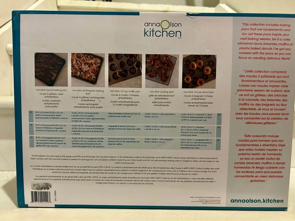 Brand New Anna Olson Kitchen 5-Piece Bakeware Set - photo 2