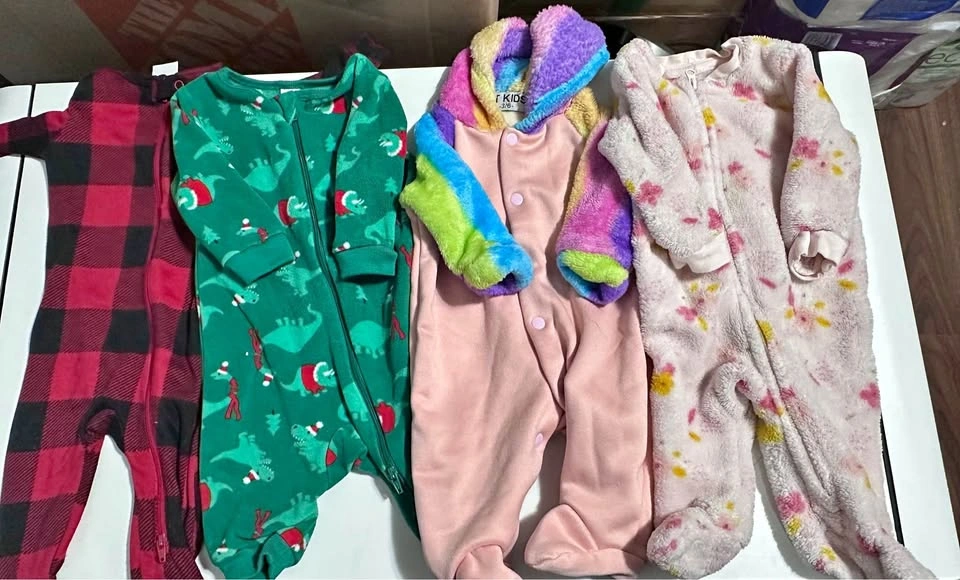 Newborn sleeper and 3 warm suits
