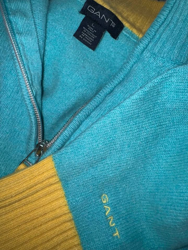 Gant Quarter-Zip Wool Cashmere Sweater - photo 5