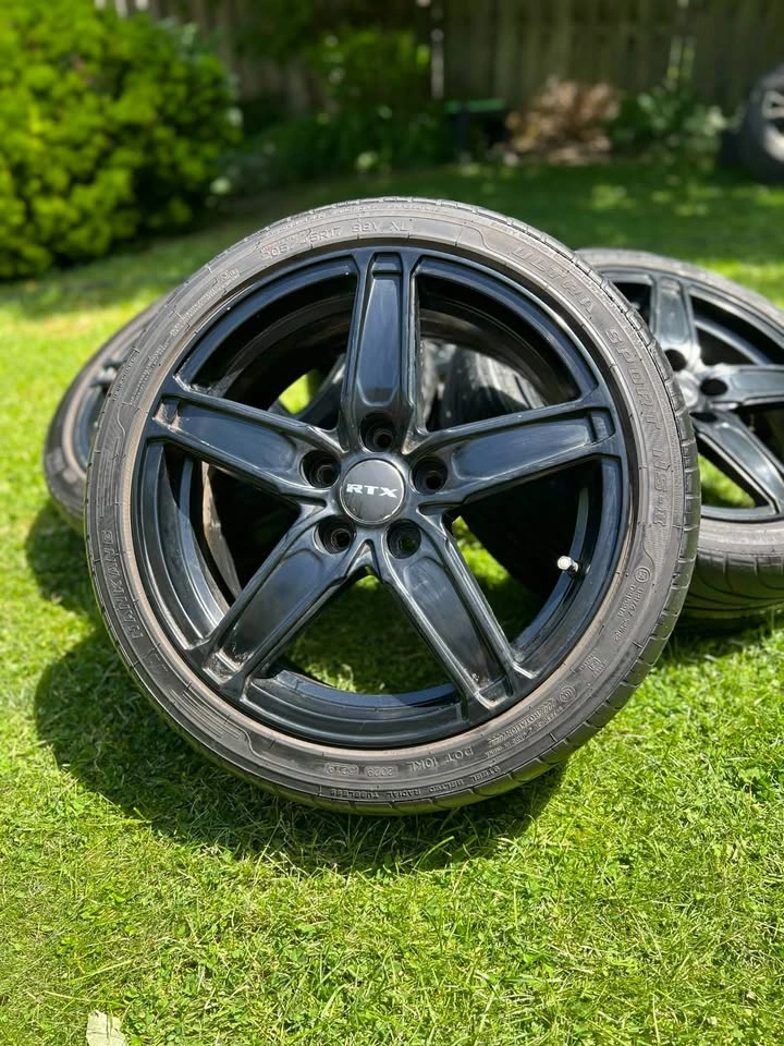 17 Inch RTX Frost Rims | 5x114.3 | 205/45 R17 Tires - photo 2