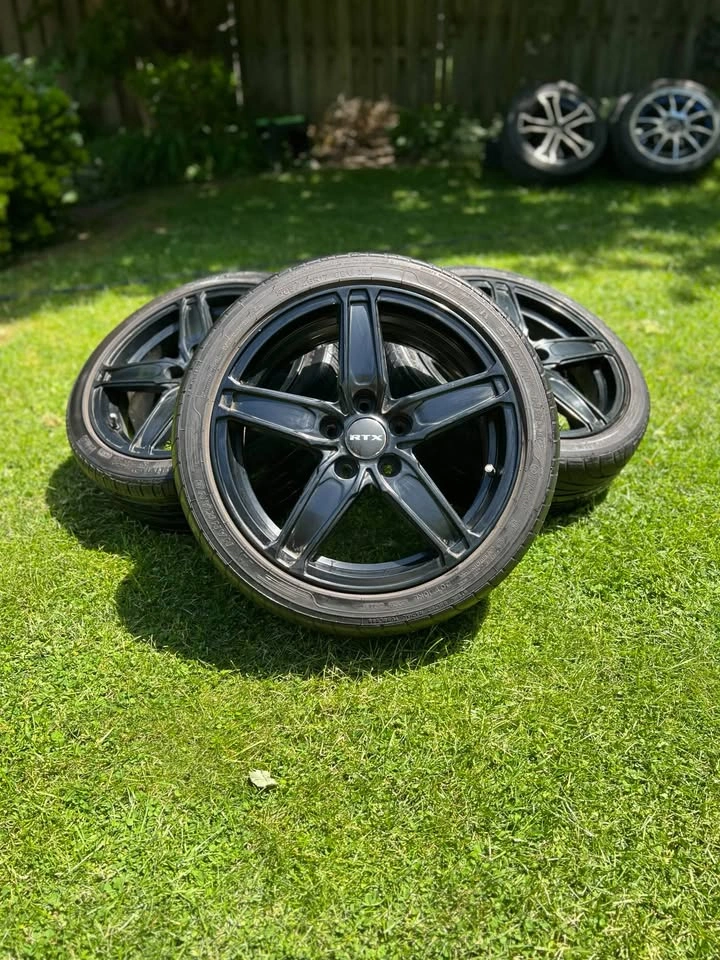 17 Inch RTX Frost Rims | 5x114.3 | 205/45 R17 Tires - photo 3
