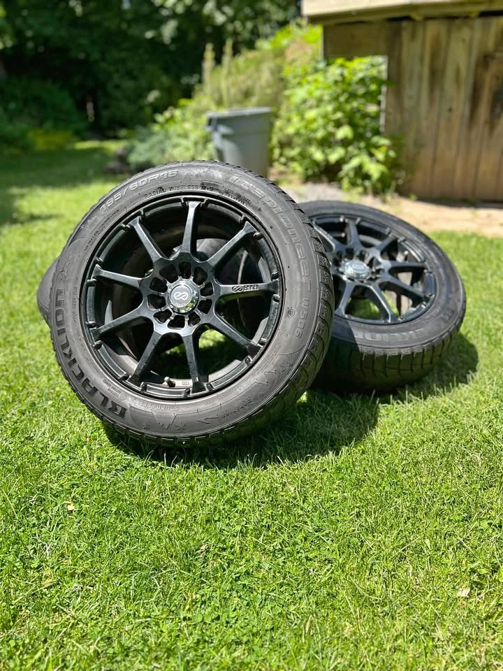 Enkei EDR9 15 Inch Rims | 5x114.3 5x100 | 195/60 R15