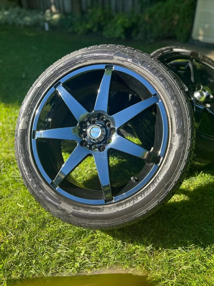 MSR Black Chrome 17 Inch Rims | 5x114.3/5x100 - photo 2