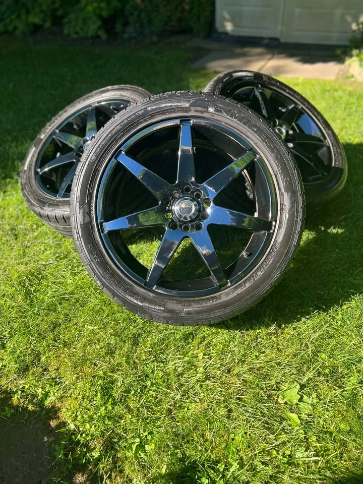 MSR Black Chrome 17 Inch Rims | 5x114.3/5x100 - photo 3