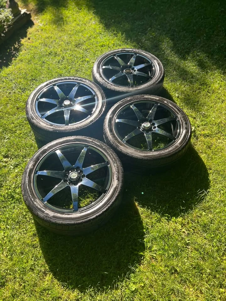 MSR Black Chrome 17 Inch Rims | 5x114.3/5x100 - photo 4
