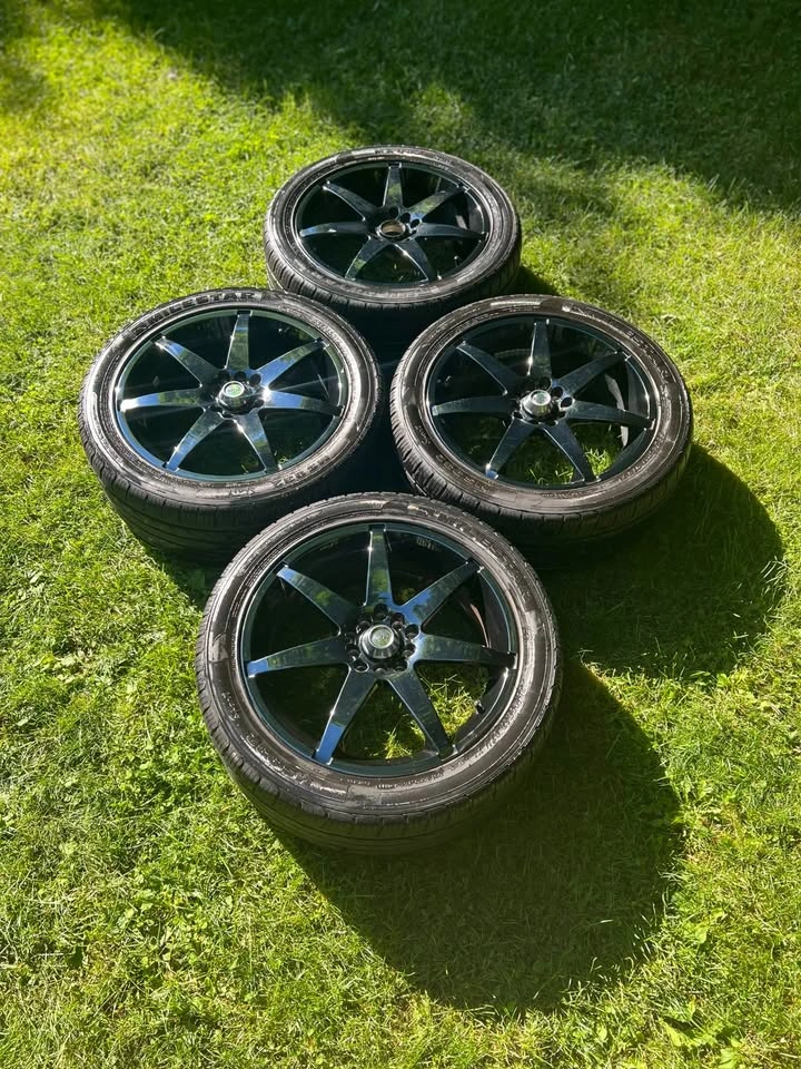MSR Black Chrome 17 Inch Rims | 5x114.3/5x100 - photo 5