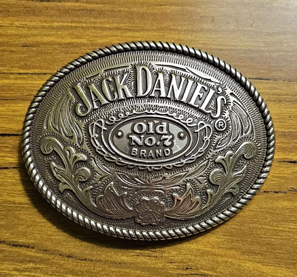 2005 Jack Daniel's Old No. 7 Vintage Belt Buckle (Official 5008J