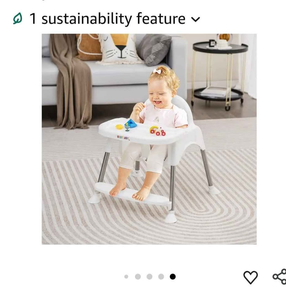 Babyjoy 4-in-1 Convertible Baby High Chair - photo 5