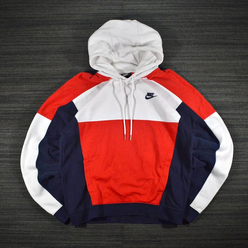 Vintage Nike Pullover Hoodie Colourblock Men’s Small