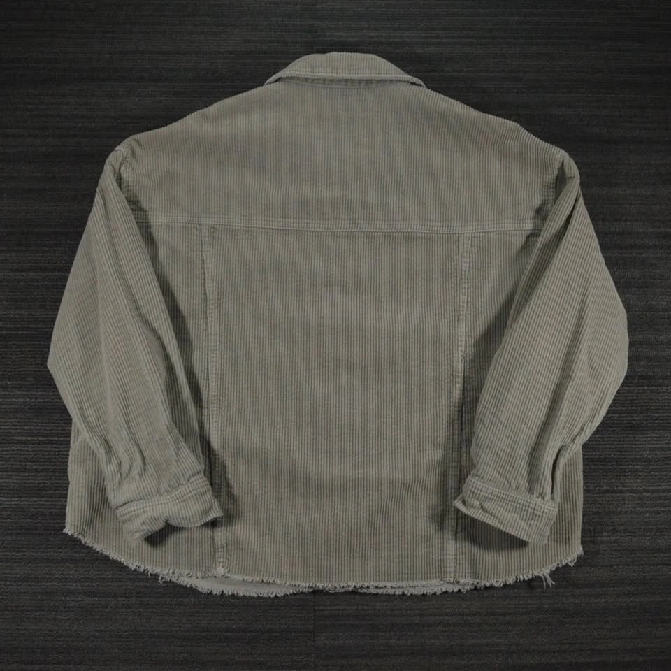 Zara Corduroy Overshirt women Large green - photo 3