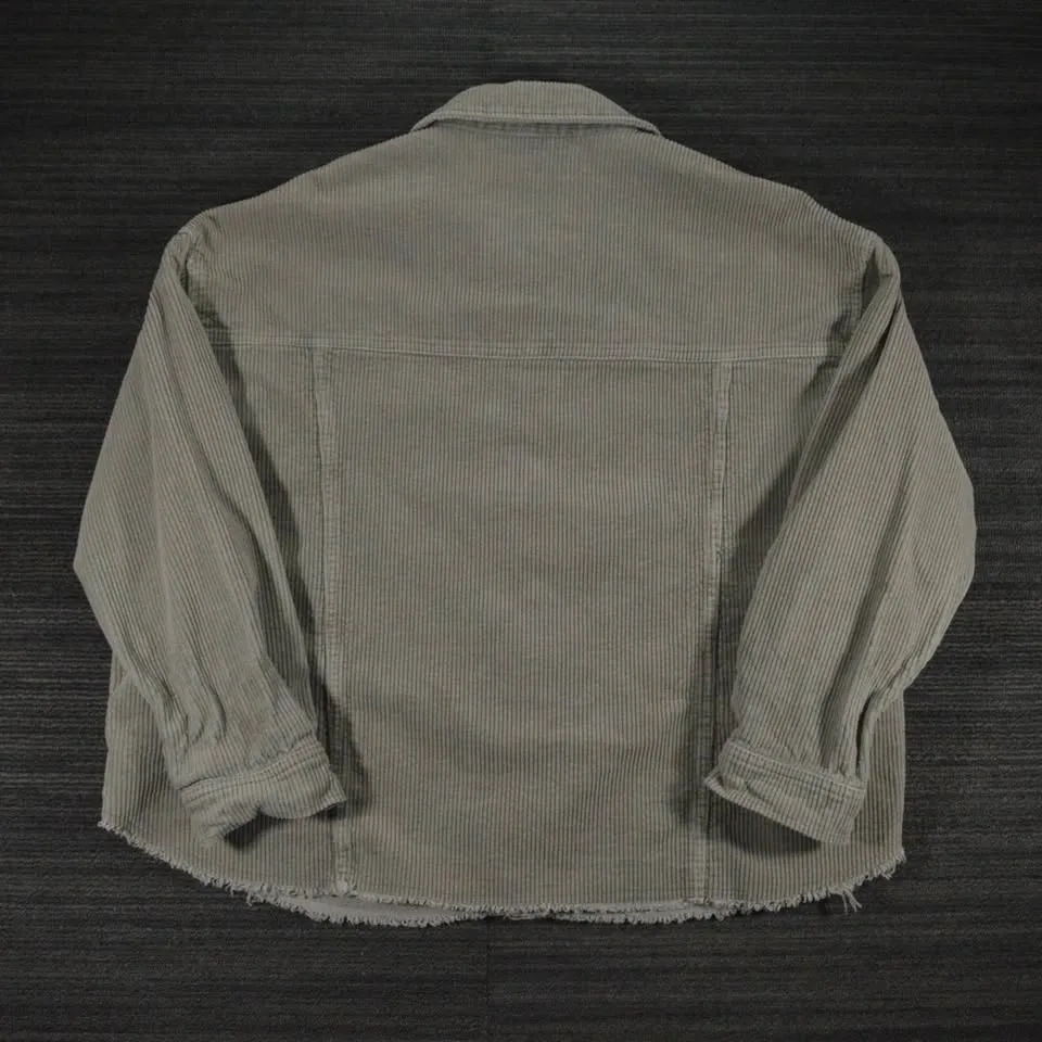 Zara Corduroy Overshirt women Large green - photo 3