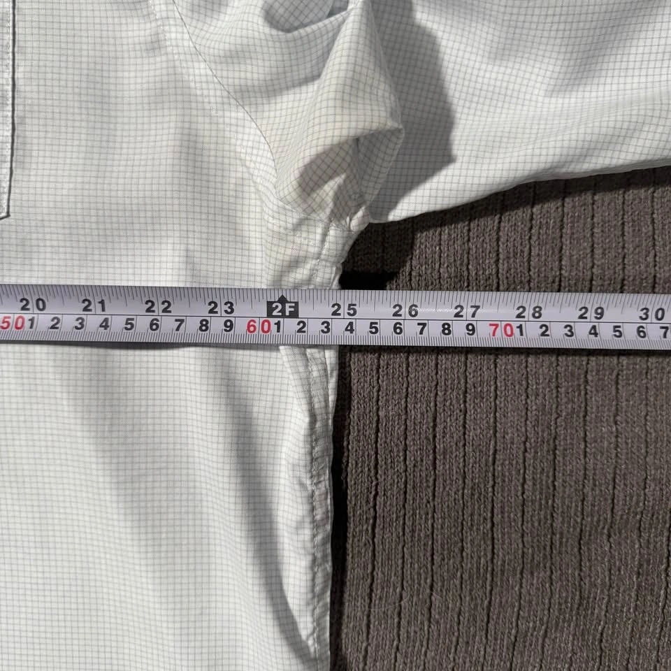 Banana Republic Linen Dress Shirt Size XXL - White/Blue - photo 5