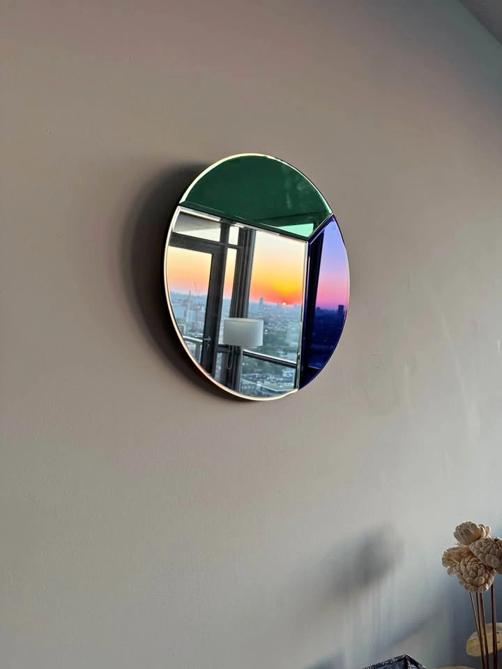 Decorative round mosaic mirror from MoMA design store