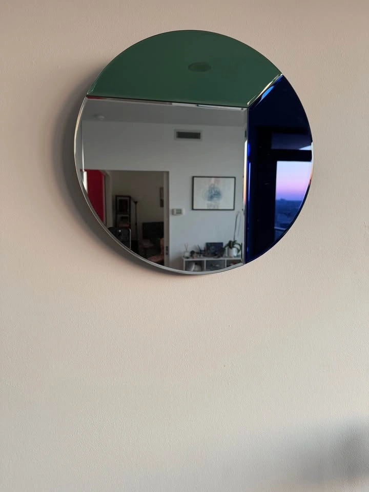 Decorative round mosaic mirror from MoMA design store - photo 2