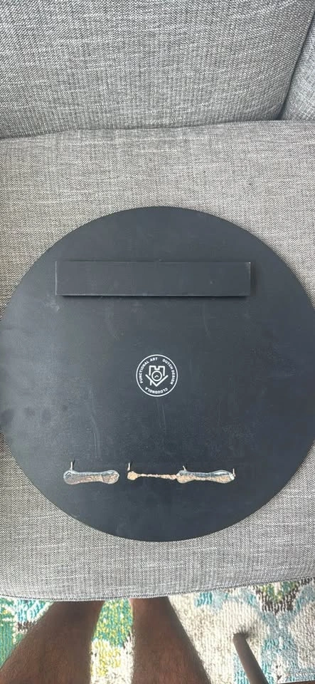 Decorative round mosaic mirror from MoMA design store - photo 3