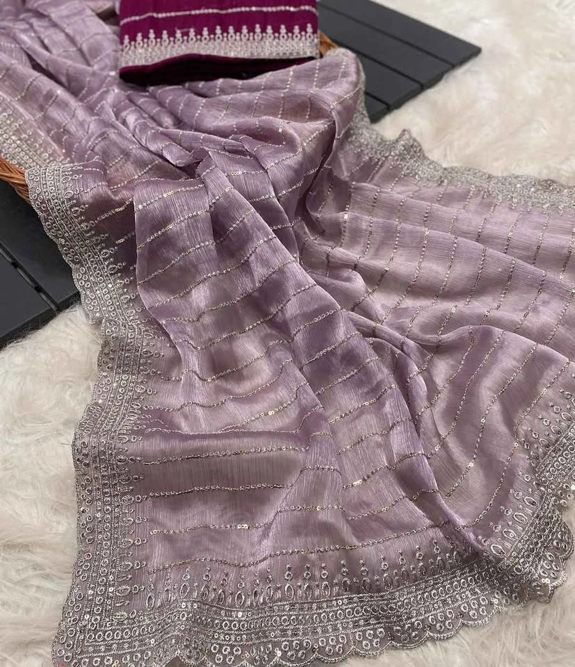 Jimmy Choo designer Saree - photo 3